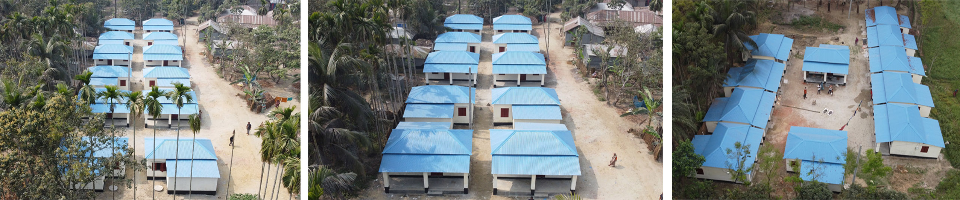 Hon\'ble Prime Minister\'s gift to provide houses among the landless and homeless